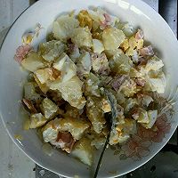 土豆鸡蛋沙拉#急速早餐#的做法图解5