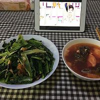 豆豉鲮鱼炒油麦菜的做法图解3