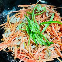 #减一点更好#红萝卜丝炒肉的做法图解7
