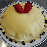 芒果草莓千层蛋糕的做法图解4