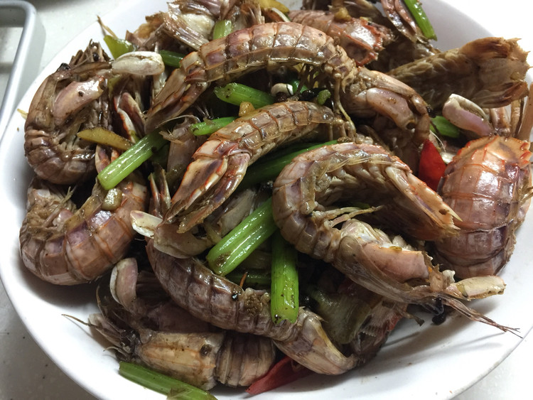 速炒多味儿虾爬子，虾姑，皮皮虾的做法