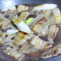 蕨菜黄豆炖肉的做法图解8