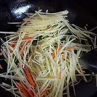 榨菜炒三丝——乌江榨菜的做法图解4