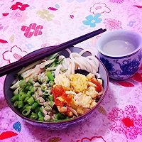 西红柿打卤面的做法图解3