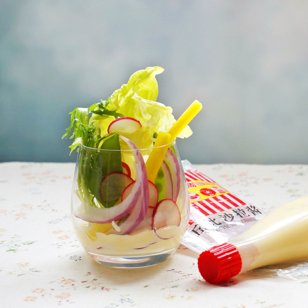 蔬菜沙拉杯怎么做_蔬菜沙拉杯的做法_丘比食品_豆果美食