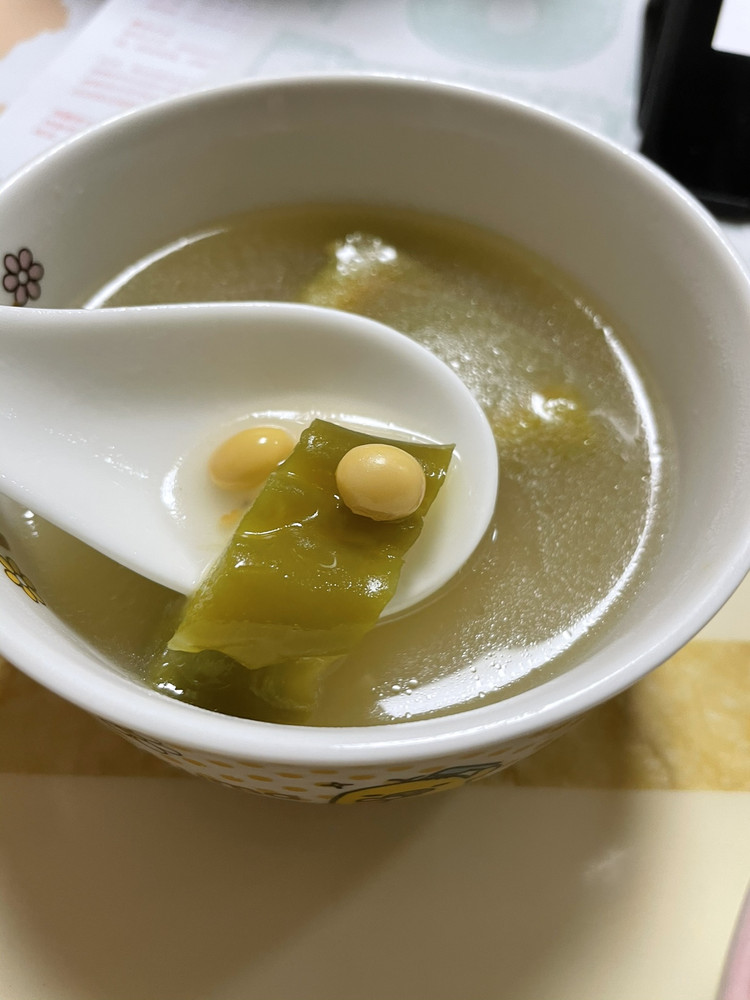 苦瓜黄豆汤的做法