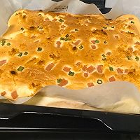 葱香-香肠肉松蛋糕卷的做法图解6