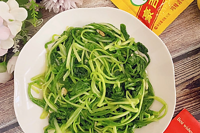 清炒小白菜苗