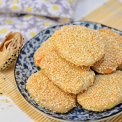 又香又酥的鸭油烧饼