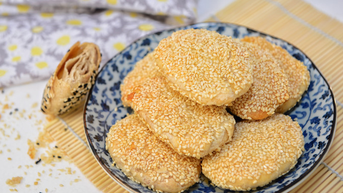 又香又酥的鸭油烧饼