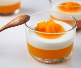 酸甜爽滑的芒果意式奶酪的做法