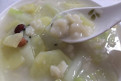 白菜土豆疙瘩汤