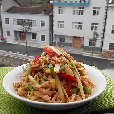 茭白肉丝
