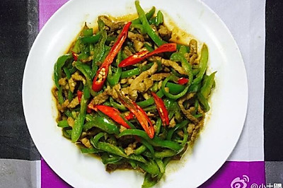 尖椒炒肉丝