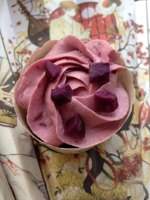 奶酪紫薯蛋糕杯——超简单麦芬法，视觉和味觉的双重享受的做法