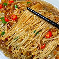 #夏日鲜味轻享健康#巨好吃的蒜蓉粉丝金针菇，太香了！！的做法图解4