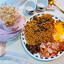 #东古家味美食#豪华版葱油拌面