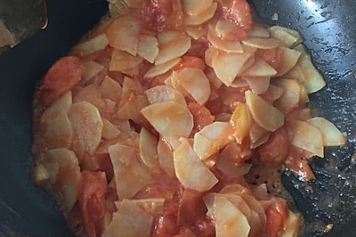 西红柿炒土豆