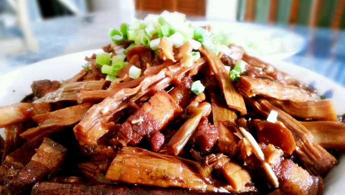 【无锡风味】苏式传统笋干红烧肉「 无油低糖健康版 」