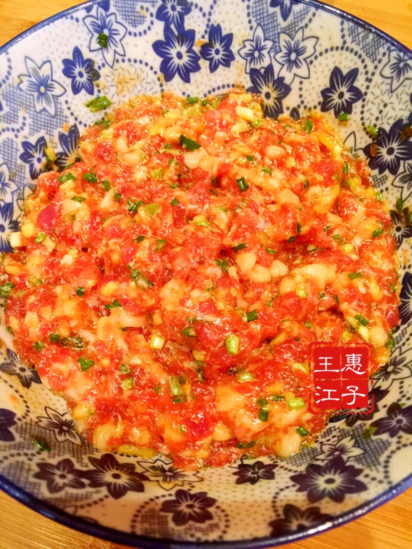 肉末伞花茄子的做法图解3