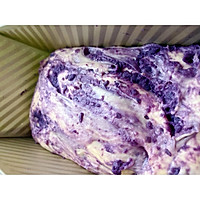 大理石纹紫薯吐司（无需擀形一次发酵）的做法图解9