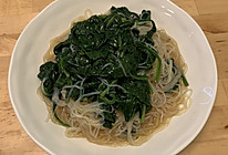 凉拌粉丝菠菜的做法