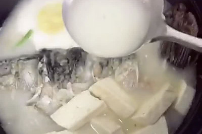 高蛋白鲫鱼豆腐汤