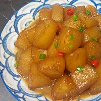 红烧白萝卜的做法图解6