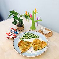 秋葵鸡蛋饼的做法图解6