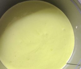 椰香斑斓戚风蛋糕的做法