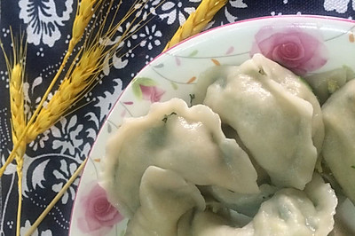 韭菜素三鲜大饺子