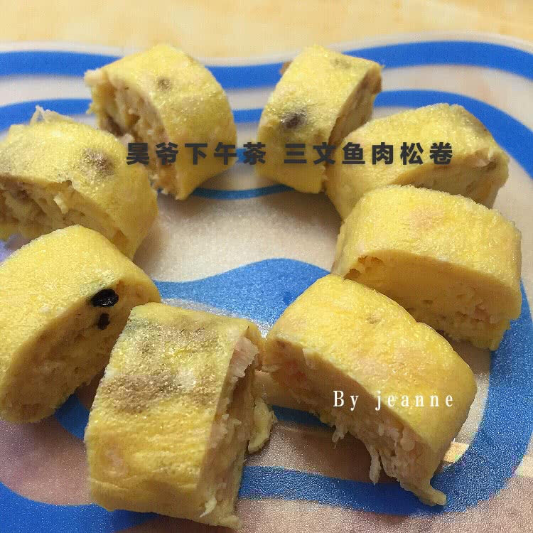【宝宝辅食】肉松五彩蛋卷的做法图解8