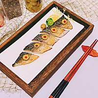 黑胡椒香煎青花鱼的做法图解6