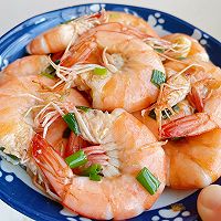 #刘畊宏女孩减脂饮食#葱香炒虾的做法图解8