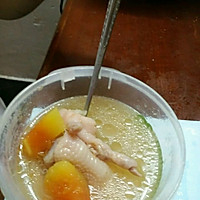 木瓜鸡脚汤的做法图解1