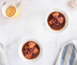 秋日甜汤-红豆番薯糖水的做法