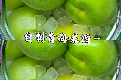 自制青梅酒留下春天的味道！一年一次的青梅泡酒开始了！