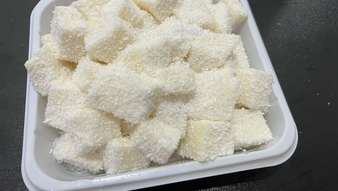 椰蓉牛奶小方