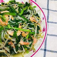 #感恩妈妈 爱与味蕾同行#韭菜炒豆芽的做法图解6