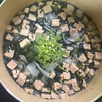 紫菜肉饼果条汤的做法图解6