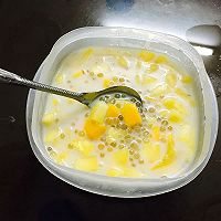 芒果牛奶西米露的做法图解7