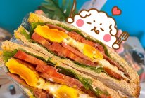『低卡低脂三明治 』早餐的做法