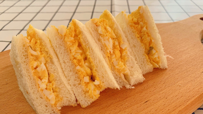 手残党也可以做的鸡蛋沙拉三明治