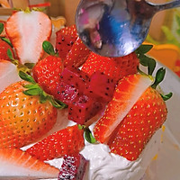 #圣迪乐鲜蛋杯复赛#草莓奶油水果蛋糕的做法图解21