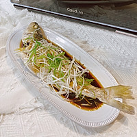 #助力高考营养餐#蒸烤箱美食【清蒸红古鱼】的做法图解8