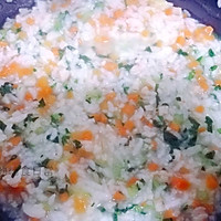 11M+杂蔬虾仁汤饭：宝宝辅食营养食谱菜谱的做法图解5