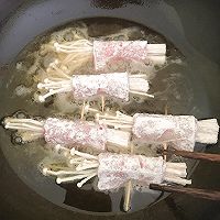 培根金针菇卷的做法图解7