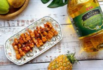 #金龙鱼橄调-橄想橄做#野外露营-菠萝鸡肉串的做法