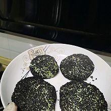 黑芝麻青团（蒿子粑粑）—春天的味道