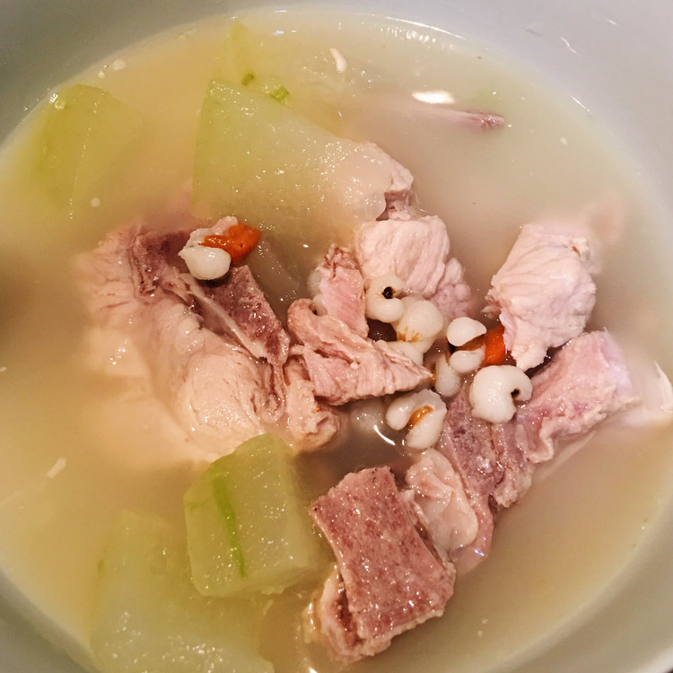 薏米冬瓜排骨汤的做法